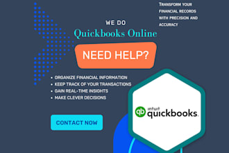 do reconciliations, accounts set up, accounts cleanup in quickbooks