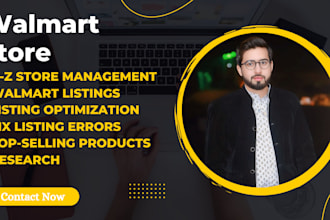 setup and manage your walmart dropshipping store