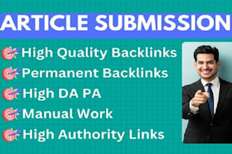 do article submission for content visibility