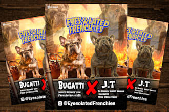 design dog stud, breeder, kennel banner, kennel flyer