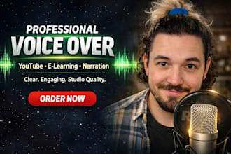 create professional and engaging voiceovers for ad reads