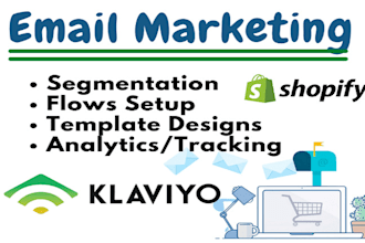 setup expert klaviyo email marketing flows for your shopify, woocommerce store