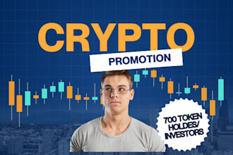 skyrocket your crypto project get 700m token holders, crypto meme coin promotion