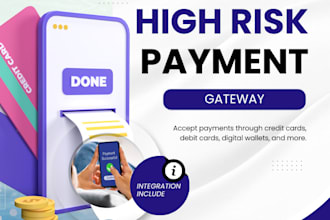 create your high risk payment gateway for iptv and all high risk business
