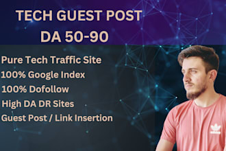 do pure tech guest posting with dofollow contextual backlinks