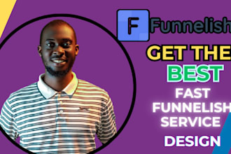 design landing page with funnelish squeeze page checkout page product page