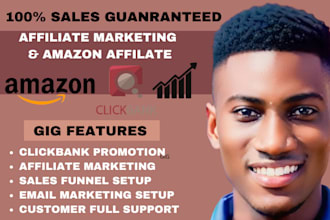 build clickbank, shopify sales, amazon website affiliate marketing sales funnel