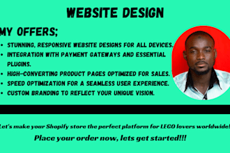 create, design and redesign book website, setup landing page
