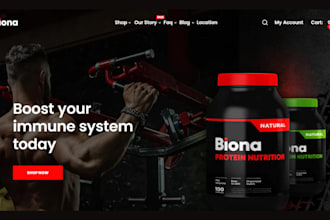 build supplement website nutraceutical store private label supplement website