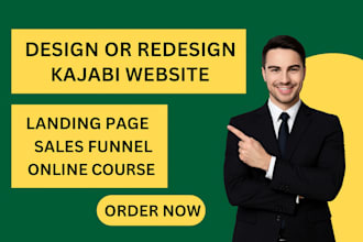 do kajabi website, kajabi sales funnel, landing page, online course