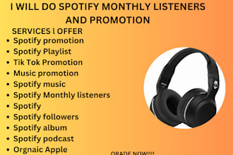 organic spotify music promotion spotify album promotion spotify playlist ads