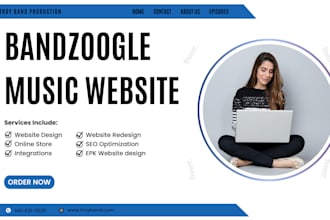 design bandzoogle website bandzoogle store printful store bandzoogle redesign
