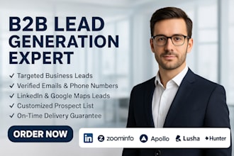 boost sales with expert b2b lead generation, email finder and prospect list data