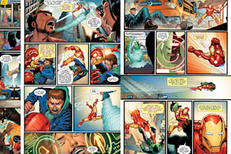 draw graphic novel comic book anime manga comic superhero nsfw comic book cover