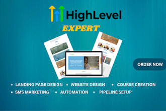 build gohighlevel website ghl course gohighlevel automation ghl landing page