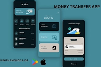 develop fintech app money transfer app payment app neobank app loan app