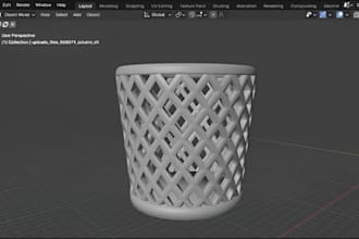 edit convert and optimize stl file for 3d printing, dxf, svg, fbx, stp, stl, obj