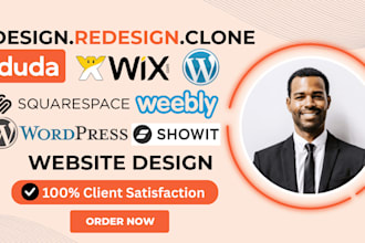 redesign clone revamp design weebly showit wordpress duda squarespace website