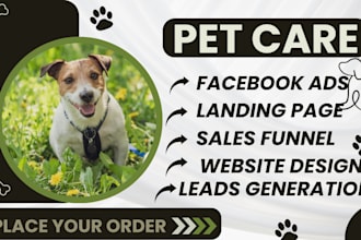 pet care leads pet care landing page pet care lead pet grooming pet care website
