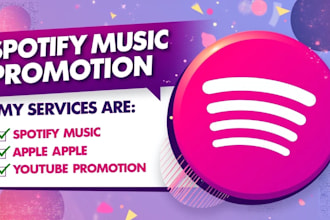 do your spotify music promotion, USA spotify promotion spotify album marketing