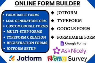create google form jotform typeform gravity form surveymonkey formidable form