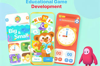 develop educational game and learning for kids