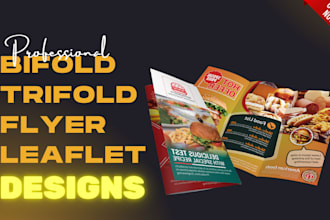 do brochure design, trifold, bifold, business brochure flyer and leaflet design