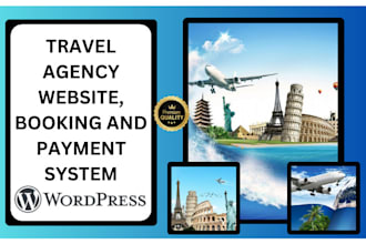 design travel agency booking tour affiliate website