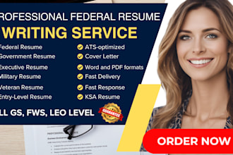 write federal resumes for usajobs, executive, military, professional ats resume