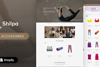 design build revamp shopify membership website yoga shopify dropshipping store