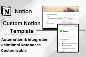 notion expert notion template design notion virtual assistant notion workspace
