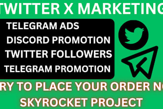 crypto twitter x marketing to get 150m crypto investors users telegram promotion