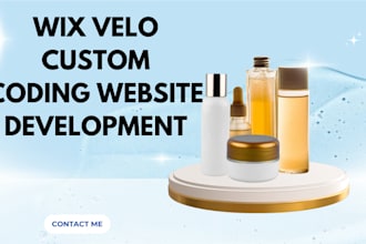 develop custom wix velo features, wix coding website