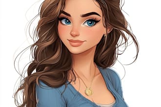 make a unique portrait in disney cartoon style