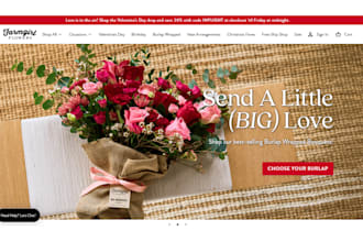 design flower shopify store flower website flower store florist website