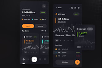 build crypto exchange, crypto bot and crypto wallet app