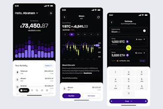 develop blockchain wallet app, bitcoin crypto wallet app