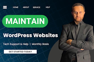 do wordpress website maintenance and hosting support or help
