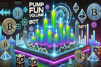 do volume bot, market maker, copy trade, pump fun bot on solana, eth, base chain