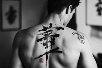 not design an average calligraphy tattoo