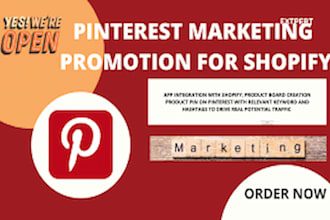 do shopify marketing promotion organic traffic shopify seo pinterest promotion