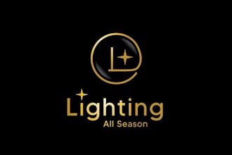 design multi option lighting business logo