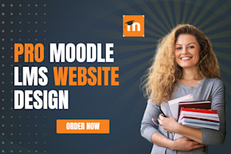 setup online course creation on moodle lms website and customization talentlms