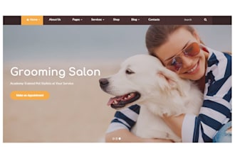 design pet shopify store pet website pet dropshipping store for your business