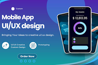 do custom UI UX design, mobile and website ui design