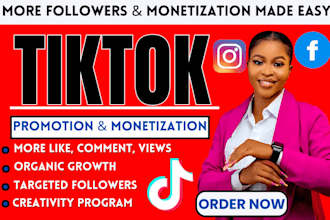 grow tiktokshop , instagram monetization, increase followers organically