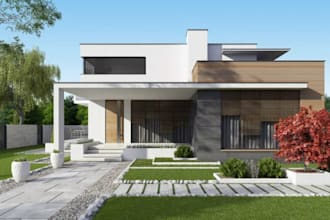 design 3d landscape front yard backyard for your house