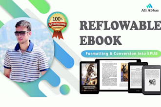 professionally convert PDF, word, and indesign files to epub and kindle formats