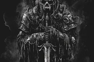 do dark art illustration