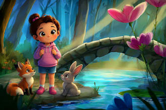 create childrens book illustration storybook illustration and book cover art